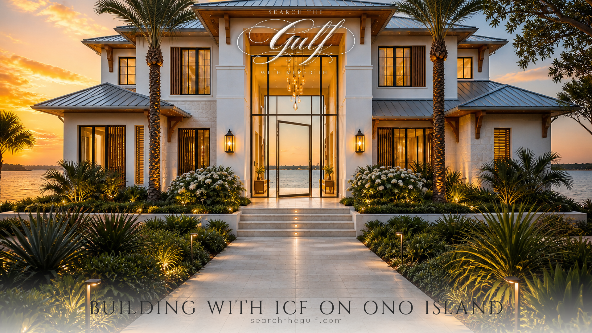 Ono Island ICF Construction. Insulated Concrete Form Home Builders Architects